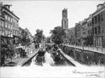 Utrecht, Oudegracht 1895